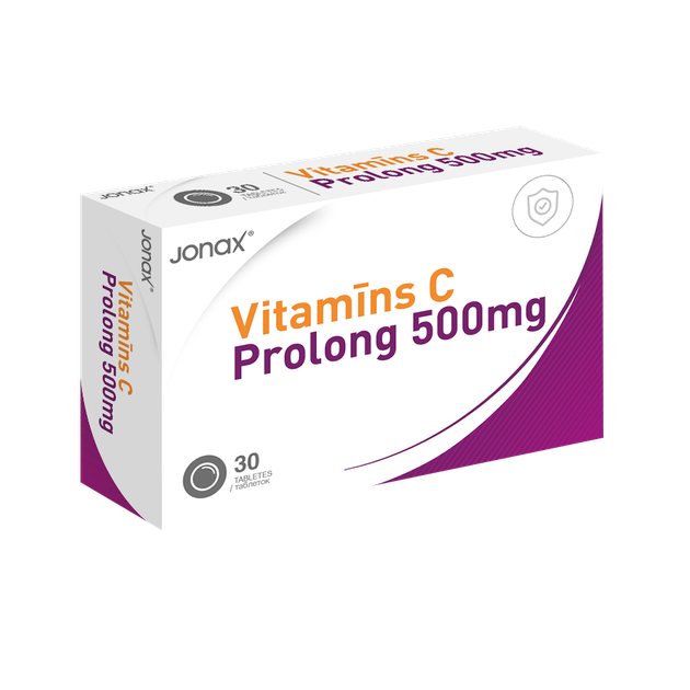 JONAX Vitamin C Prolong tabletes 30 gab Piegāde visā Latvijā