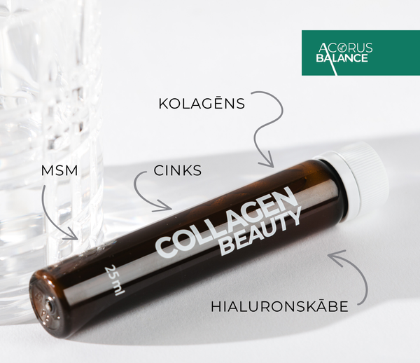 ACORUS BALANCE Collagen Beauty Shots 25 ml ampulas 14 gab Piegāde