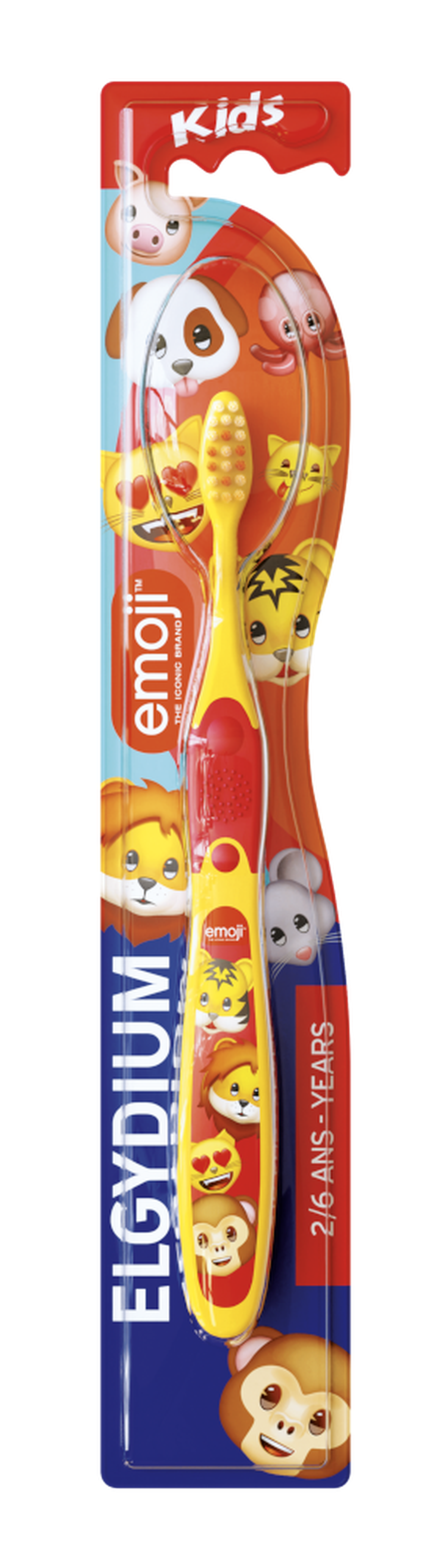 ELGYDIUM Kids Emoji toothbrush, 1 pcs. | Mēness aptieka