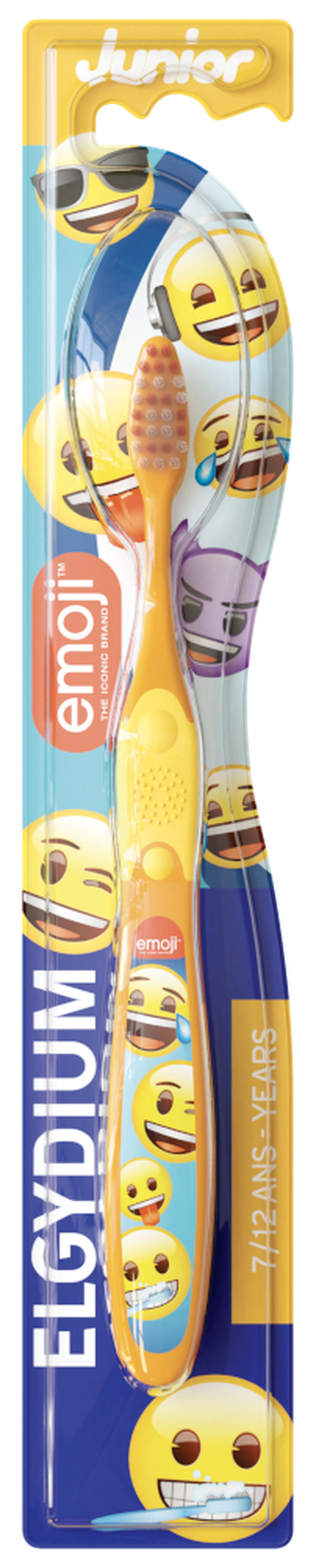 ELGYDIUM Junior Emoji toothbrush, 1 pcs. | Mēness aptieka