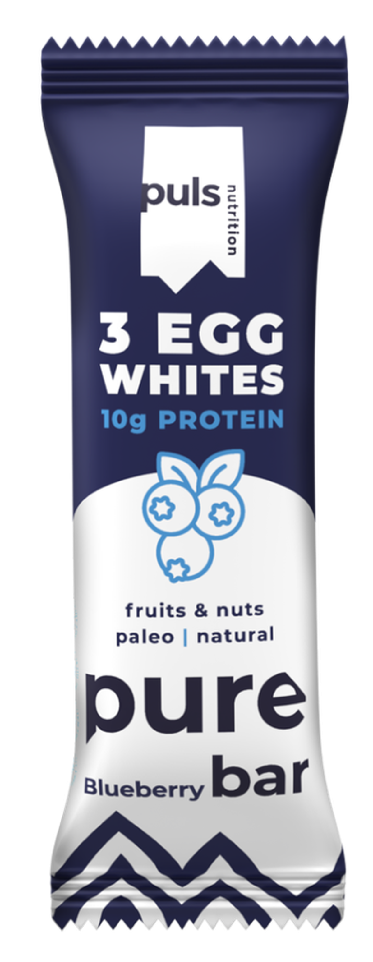 PULS NUTRITION Pure Bar Blueberry bar, 50 g | Mēness aptieka