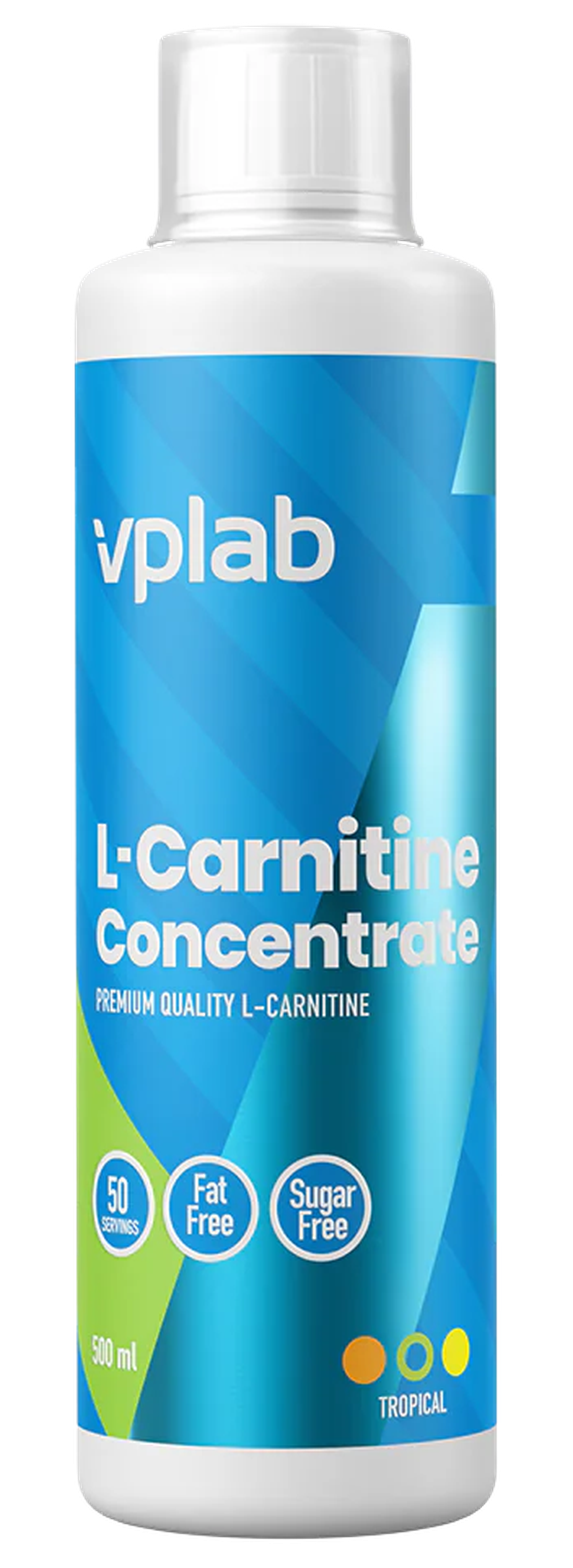 VPLAB l-Carnitine Tropical Fruit concentrate, 500 ml