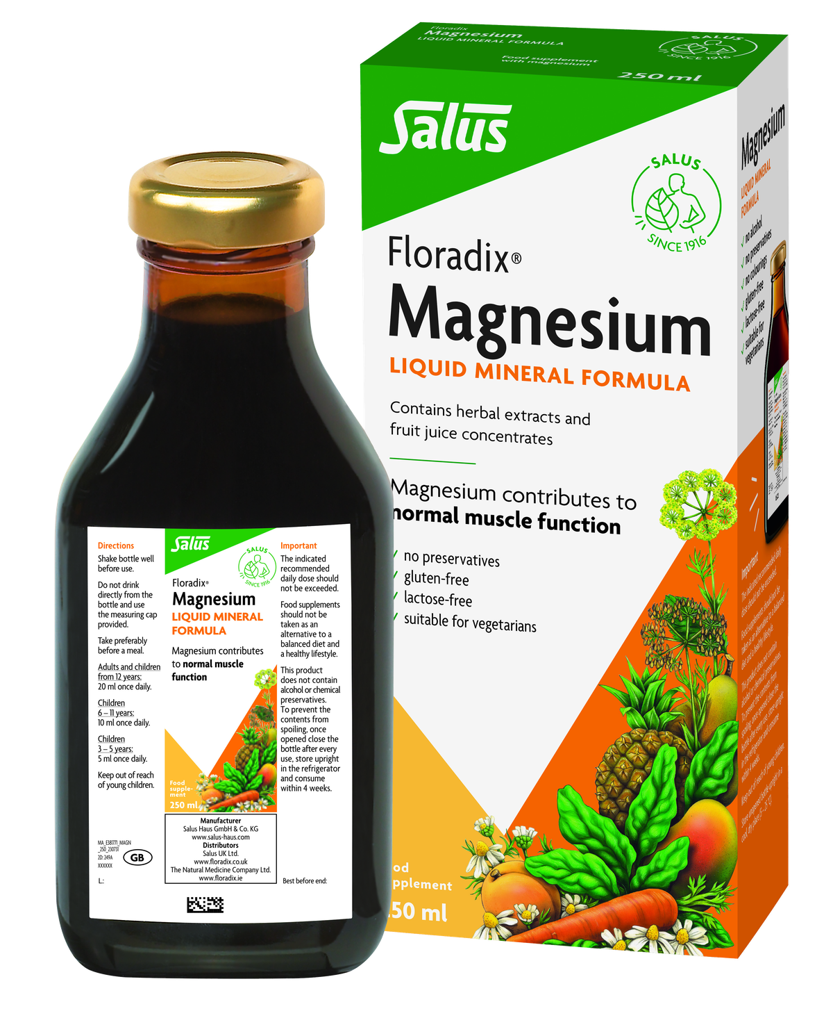 Floradix Magnesium 250 ml main image 0