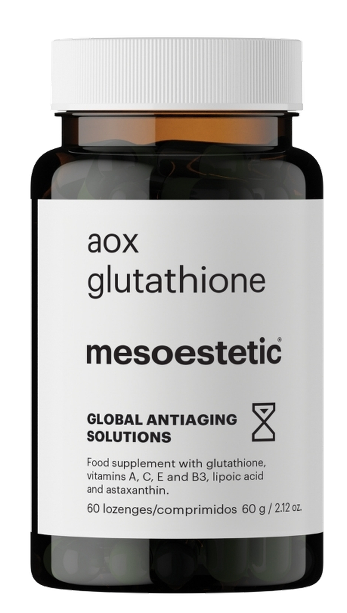 MESOESTETIC Aox Gluthatione lozenges, 60 pcs. | Mness aptieka