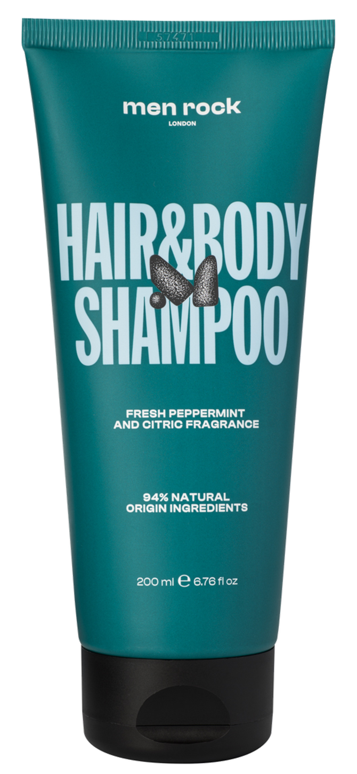 MEN ROCK Hair & Body shampoo, 200 ml | Mēness aptieka