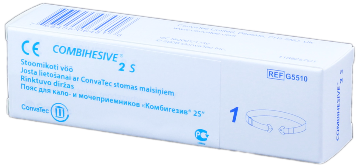 CONVATEC Combihesive 2 S ostomy support belt, 1 pcs. Mēness aptieka