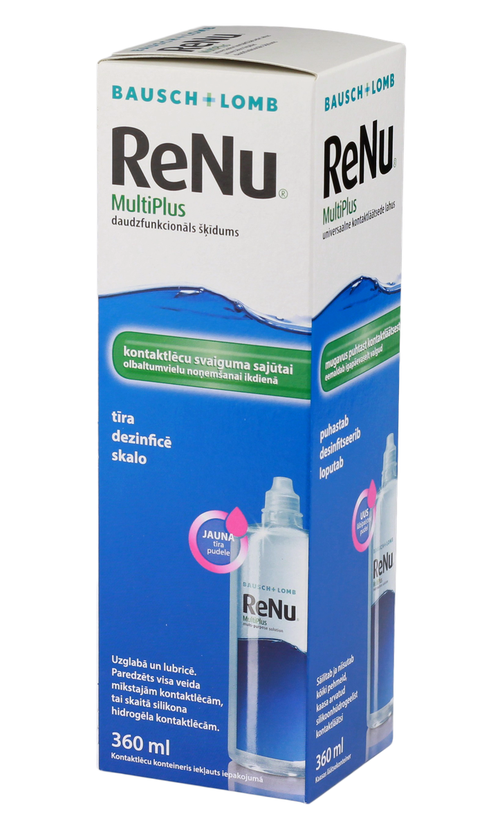 RENU Multi Plus жидкость для контактных линз, 360 мл | Mēness aptieka