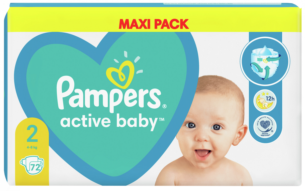 Pampers Harmonie Nappies Size 2 4-8kg Pack of 39's