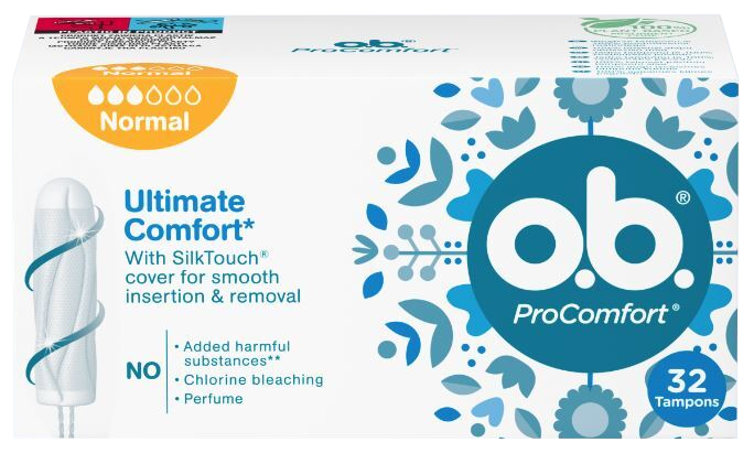 ob - Tampões ProComfort Ultimate Comfort Normal - 64 unidades