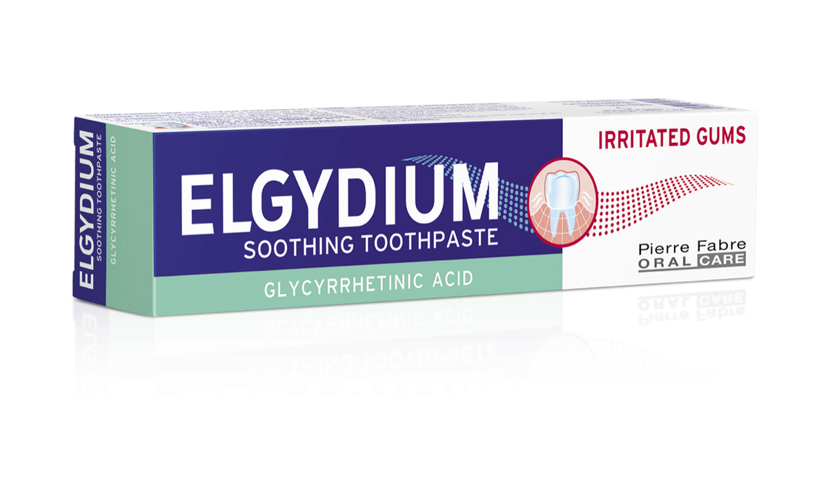 ELGYDIUM Irritated Gums toothpaste, 75 ml Mēness aptieka