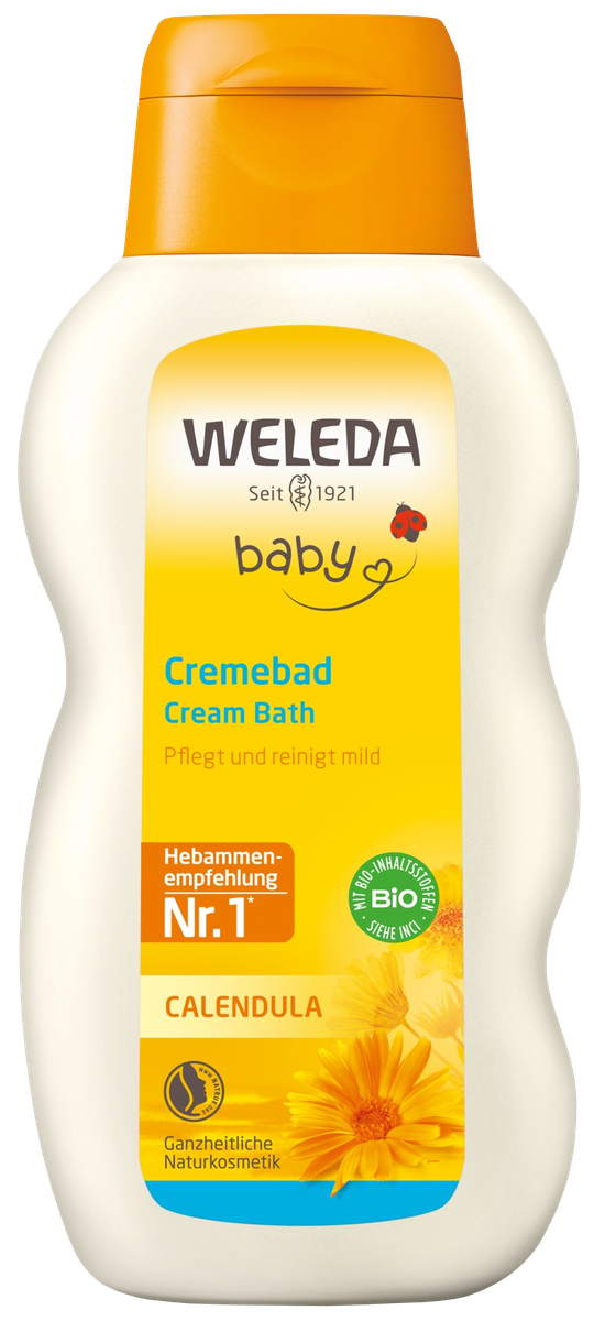 WELEDA Baby Calendula bath cream, 200 ml