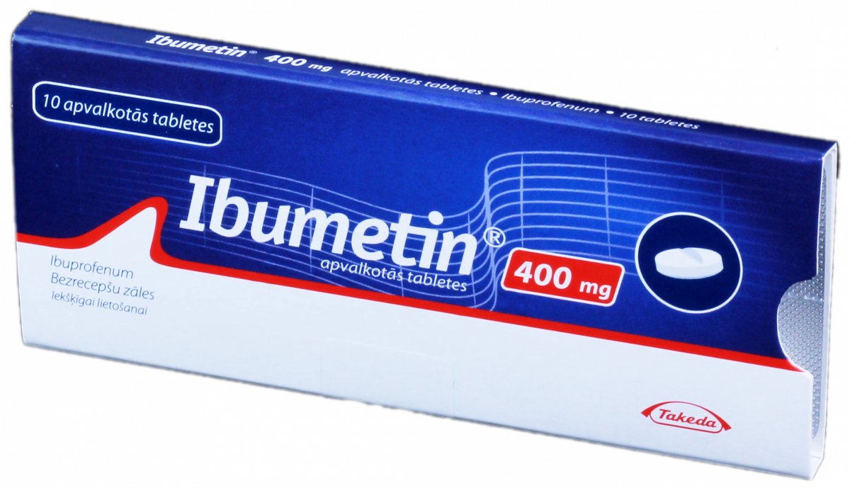 IBUMETIN 400 Мг Таблетки, 10 Шт. | Mēness Aptieka