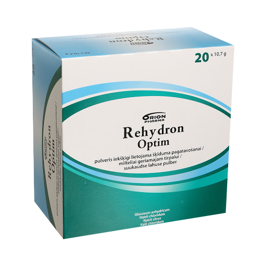 REHYDRON OPTIM sachets, 20 pcs. | Mēness aptieka