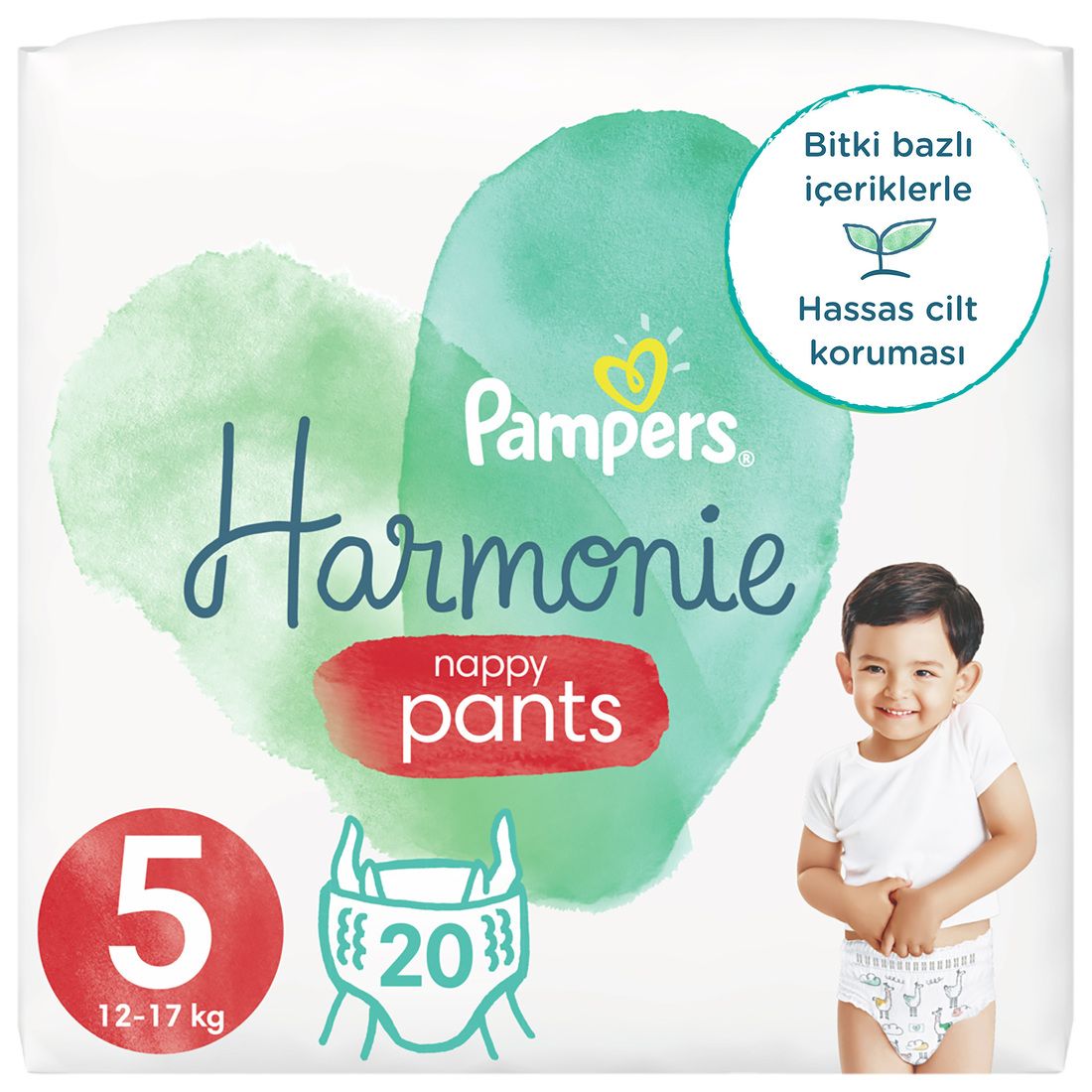 PAMPERS Harmonie Nappy Pants 5 (12-17 kg) nappy pants , 20 pcs.