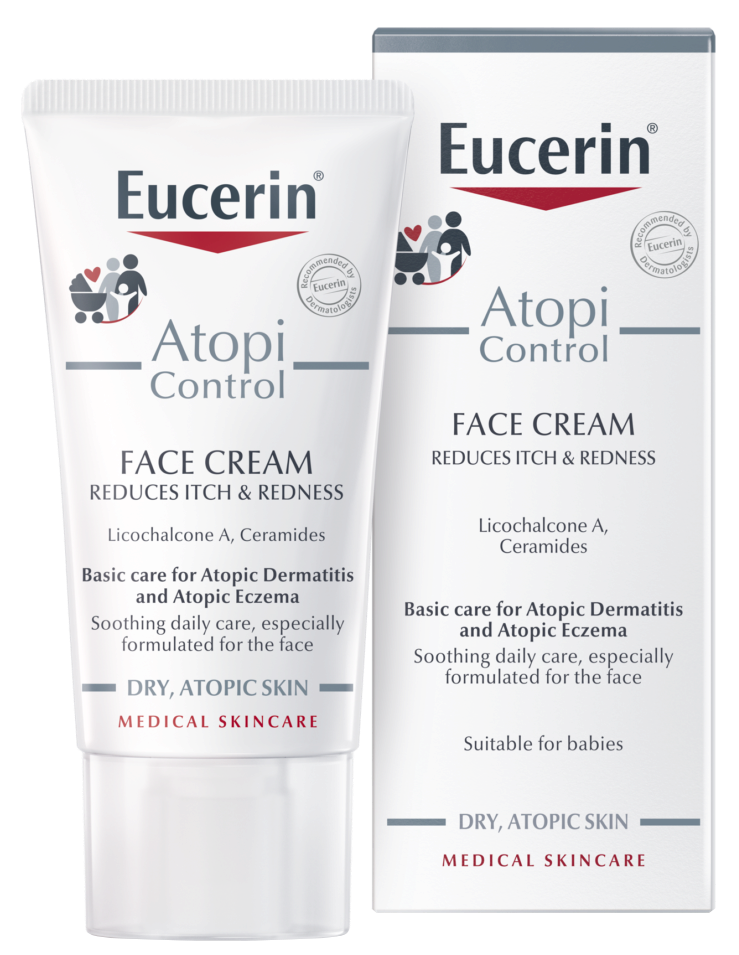 Eucerin Atopicontrol Face Cream 50 Ml Mēness Aptieka