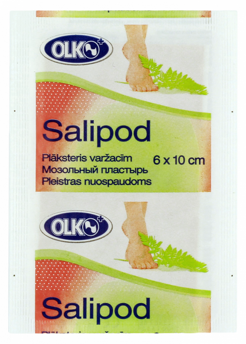 SALIPOD 6x10 cm for calluses bandage, 1 pcs. Mēness aptieka