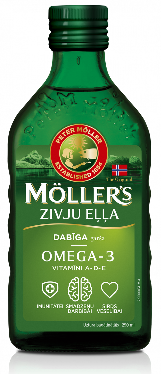 MOLLERS fish oil natural flavor 250 ml M ness aptieka