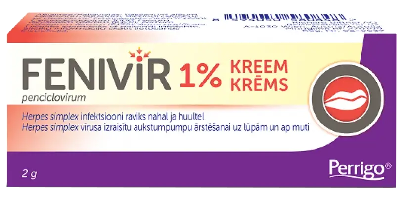 FENIVIR 1% krēms, 2 g - Piegāde visā Latvijā | Mēness aptieka