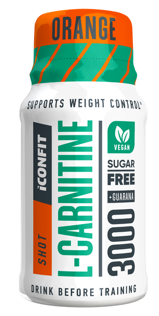 l carnitine drink shots ICONFIT L-Carnitine Shot Orange bottle, 60 ml
