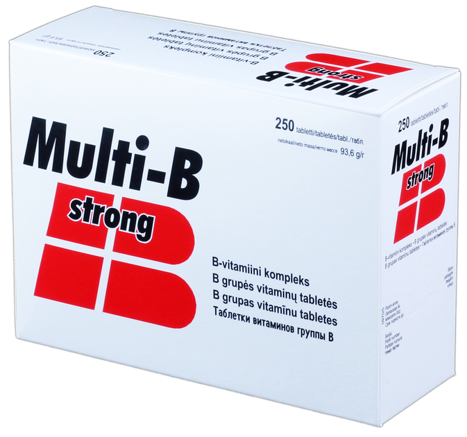 VITABALANS Multi-B Strong pills, 250 pcs. | Mēness aptieka