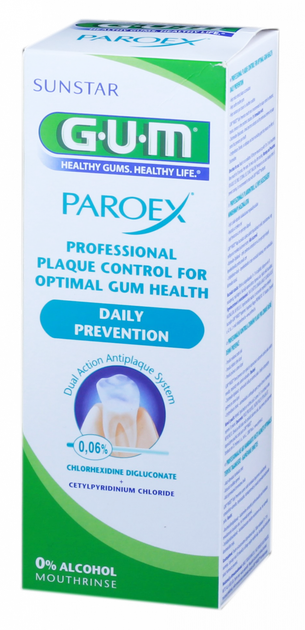 GUM PAROEX 0,06% Maintenance Mouthwash | Advanced Gum Care | Dual Antiplaque Action | Soothes Sensitive Gums | Alcohol Free | 12 X 500ml - View #2
