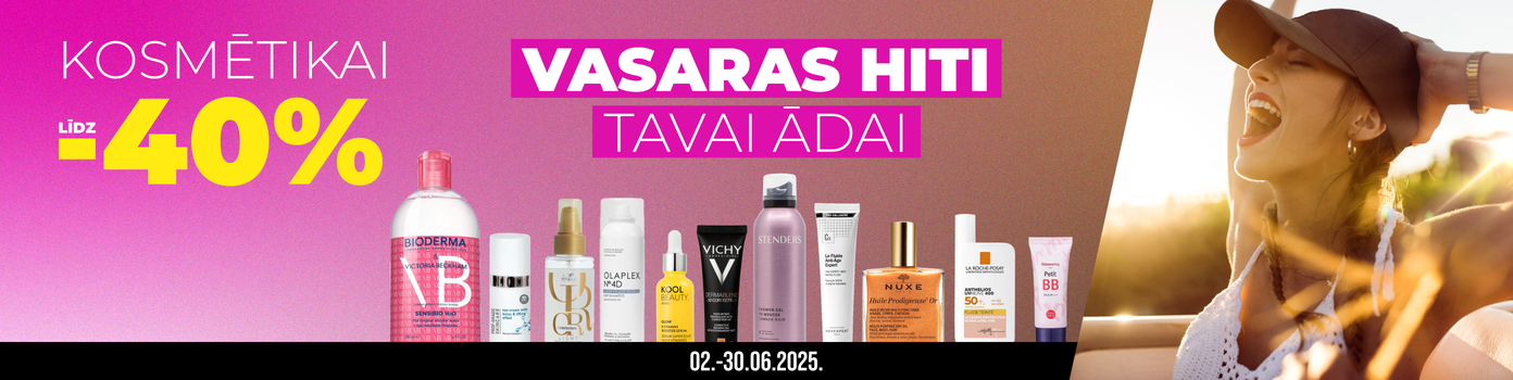 In June, discounts on cosmetics up to -40%