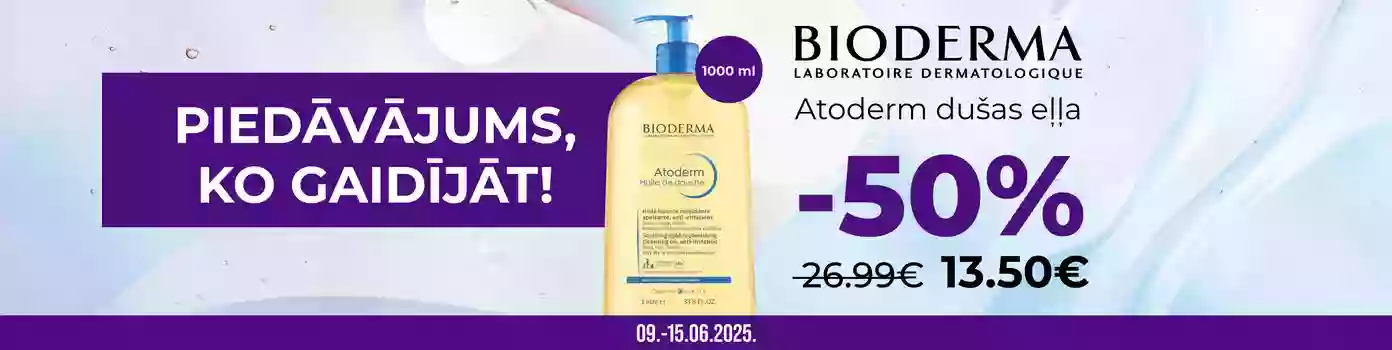 BIODERMA Atoderm dušas eļļai -50% atlaide