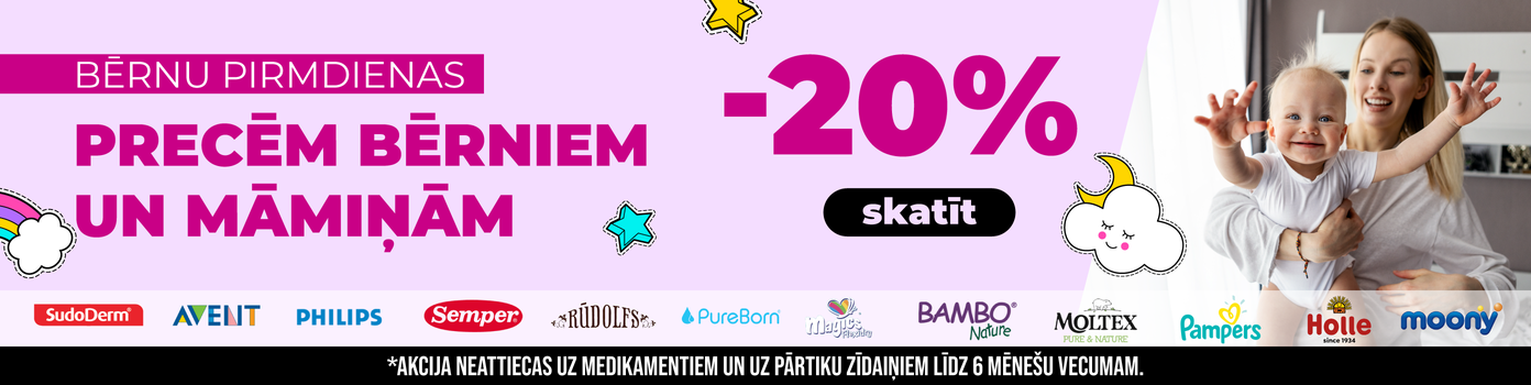 bērnu un māmiņu precēm -20%