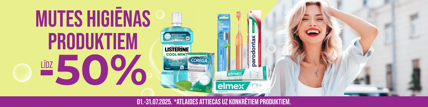 Up to 50% off on oral hygiene products