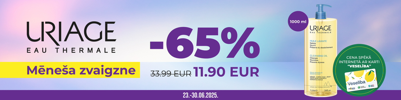 Uriage dušas želejai atlaide -65%