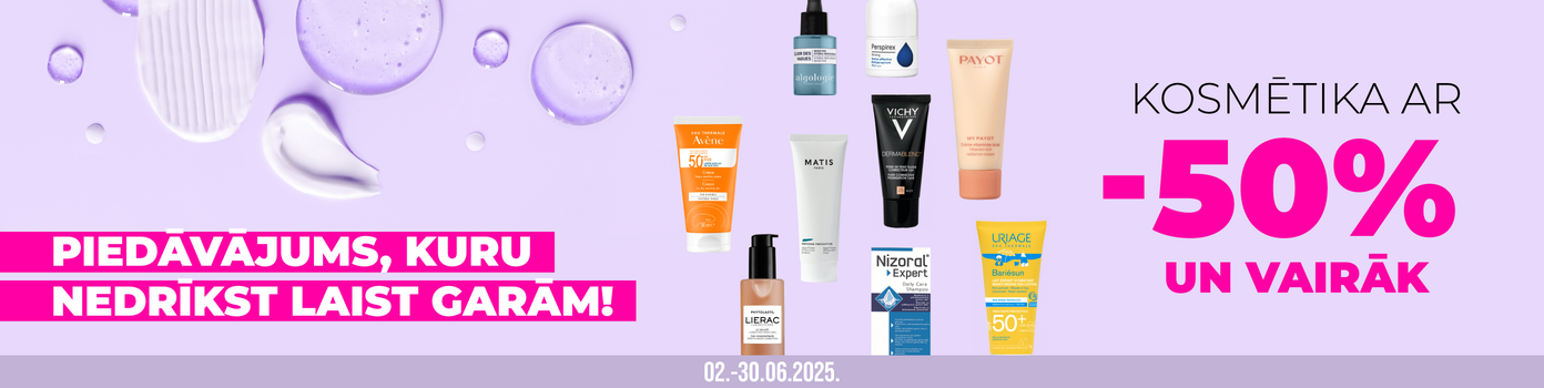 Cosmetics with 50% discount