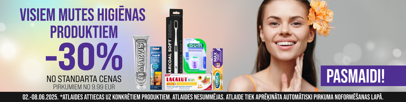 Discount - 30% on oral hygiene products