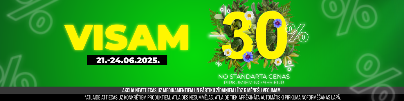 Atlaide 30% visam sortimentam