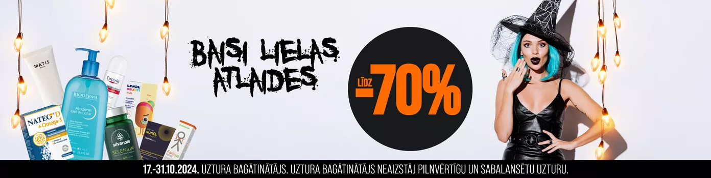 Baisi lielas atlaides līdz -70%