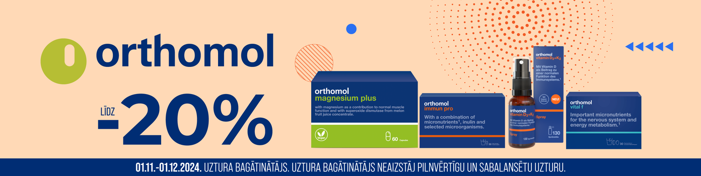 Discounts for Orthomol products up to -20%