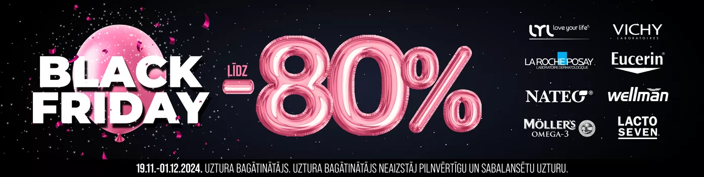 Black Friday atlaides līdz -80%