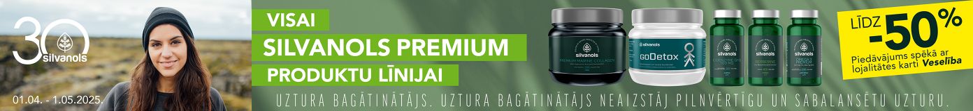 Silvanols food supplement banner