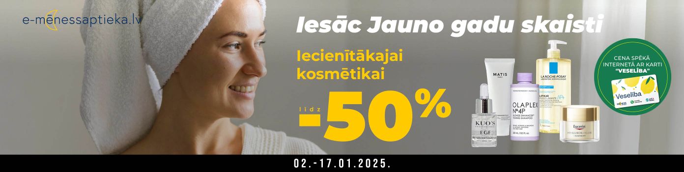 Atlaides kosmētikai līdz -50%