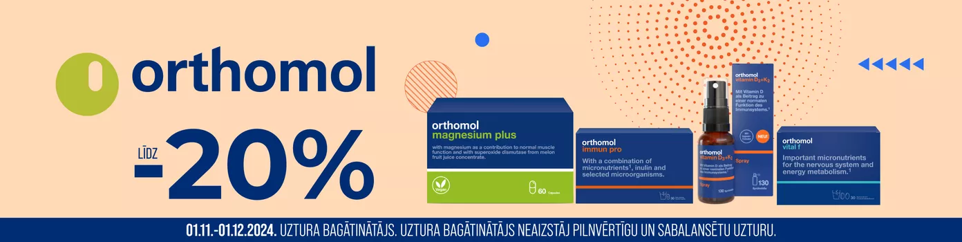 Orthomol produktiem atlaides līdz -20%