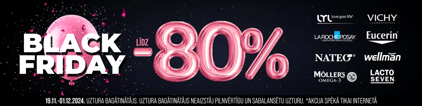 Black Friday atlaides līdz -80%