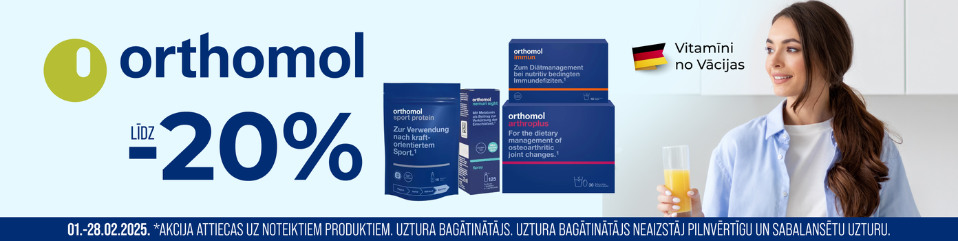 Orthomol produktiem atlaides līdz -20%