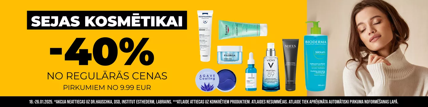 Atlaides sejas kosmētikai -40%