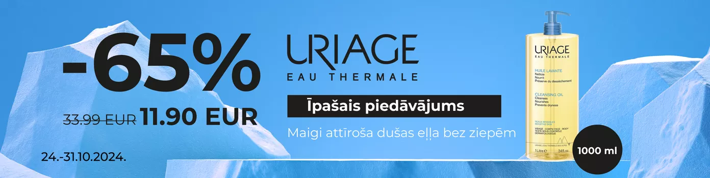 Uriage dušas eļļai -65%  atlaide