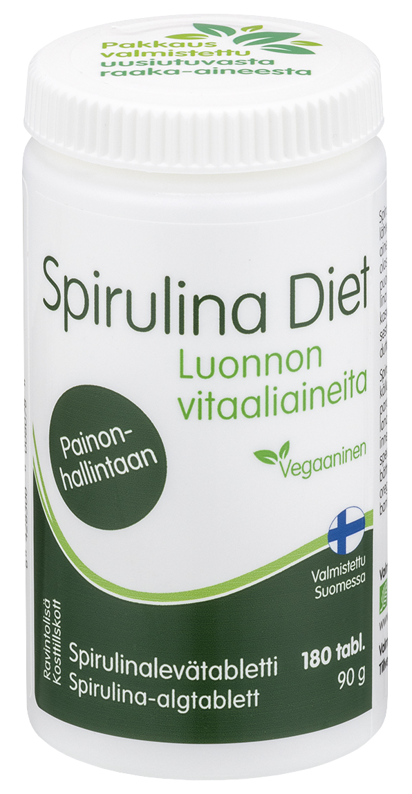 SPIRULINA Diet tabletes, 180 gab. - Piegāde visā Latvijā | Mēness aptieka