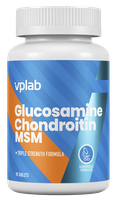 VPLAB GLUCOSAMINE & CHONDROITIN & MSM tabletes, 90 gab.