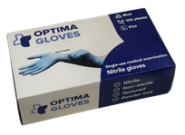 OPTIMA Size L, Blue, nitrile gloves, 100 pcs.