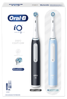 ORAL-B  iO3 Duo Matt Black + iO3 Ice Blue elektriskā zobu birste, 2 gab.