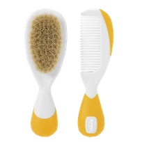 CHICCO Orange comb and hairbrush, 1 pcs.