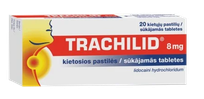TRACHILID 8мг сосательные таблетки, 20 шт.