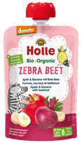 HOLLE Apple, banana and beetroot puree, 100 g